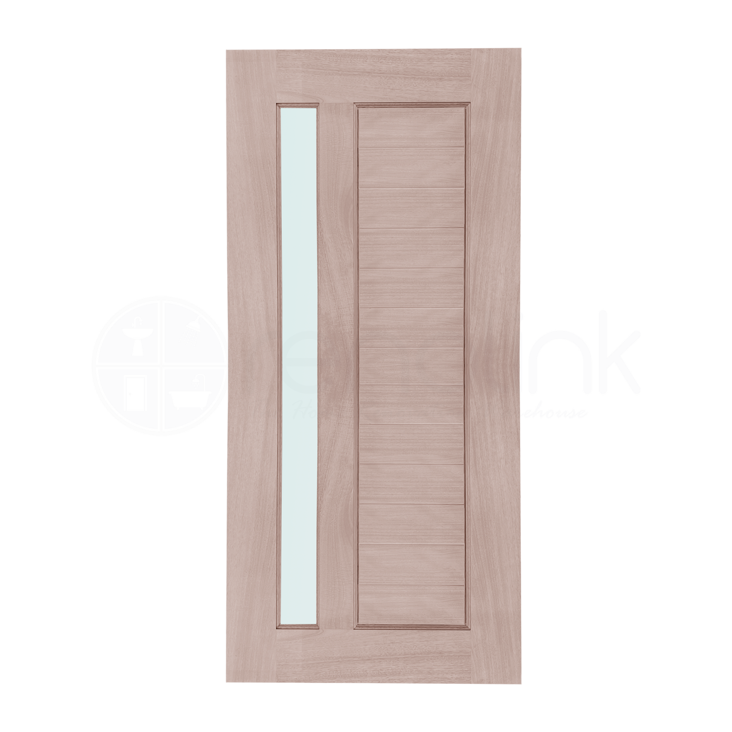 1 Lite Vertical Hampton External Door