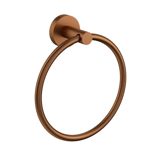 Otus Towel Ring Brushed Copper