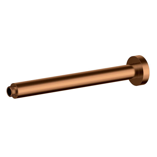 Round Ceiling Shower Arm 300mm Brushed Copper