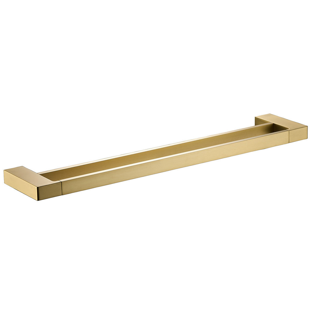 Ceram Double Towel Rail 600mm Brushed Gold