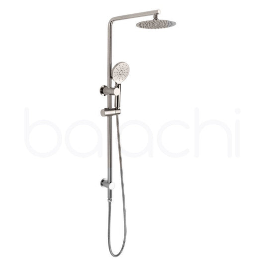 Moreton Round Multi Function Shower Brushed Nickel
