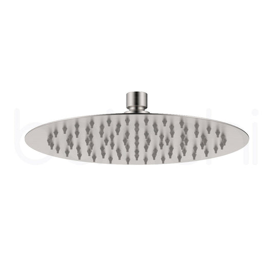 Moreton Round Stainless Steel Shower Head 250mm Brushed Nickel