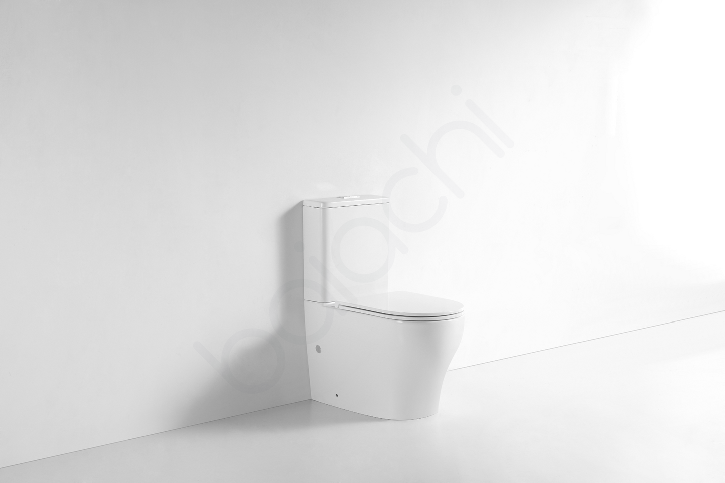 Carlton Rimless Bathroom Toilet Suite Ceramic Back To Wall Soft Close