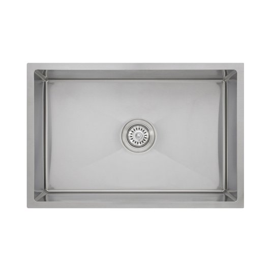 640X440mm Handmade Laundry Kitchen Sink Top/Under Mount Stainless Steel