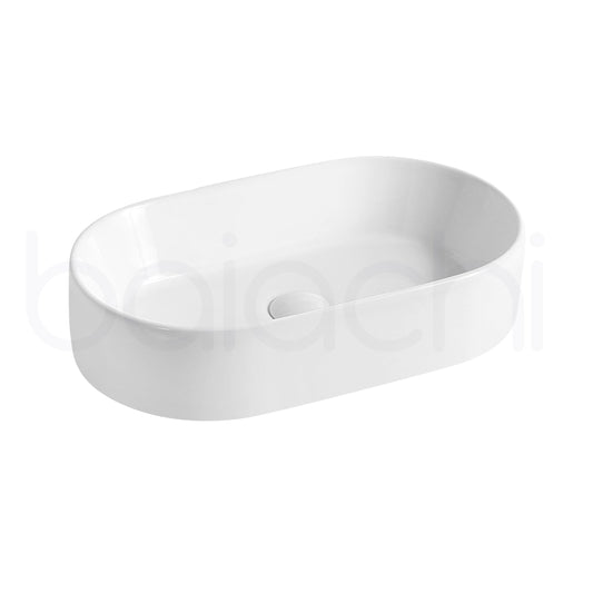 Baiachi 520x300mm Ceramic Above Counter Basin White