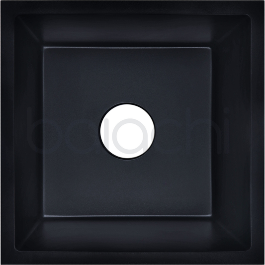 Baiachi Single Bowl Granite Kitchen Sink Black