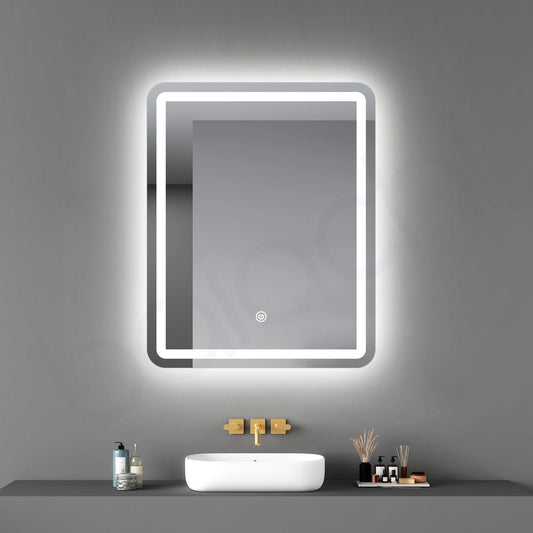 Baiachi 600x750 LED Rectangle Frameless Mirror