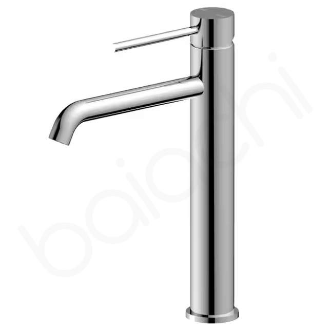 Baiachi Moreton Slimline Highrise Basin Mixer Stainless Steel Chrome