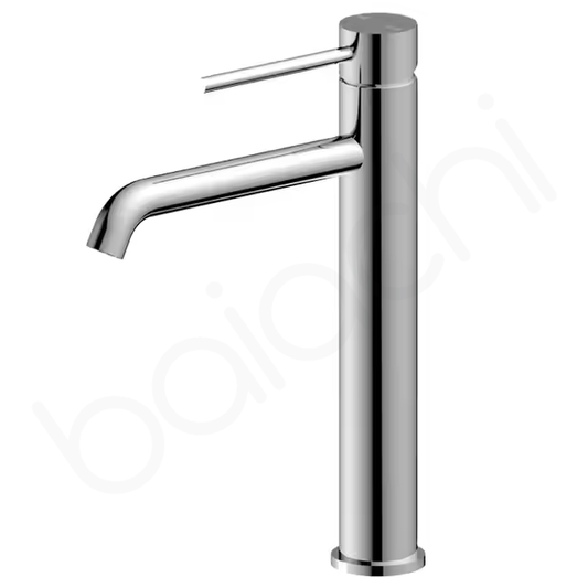 Baiachi Moreton Slimline Highrise Basin Mixer Stainless Steel Chrome