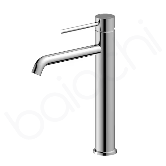 Baiachi Moreton Slimline Highrise Basin Mixer Stainless Steel