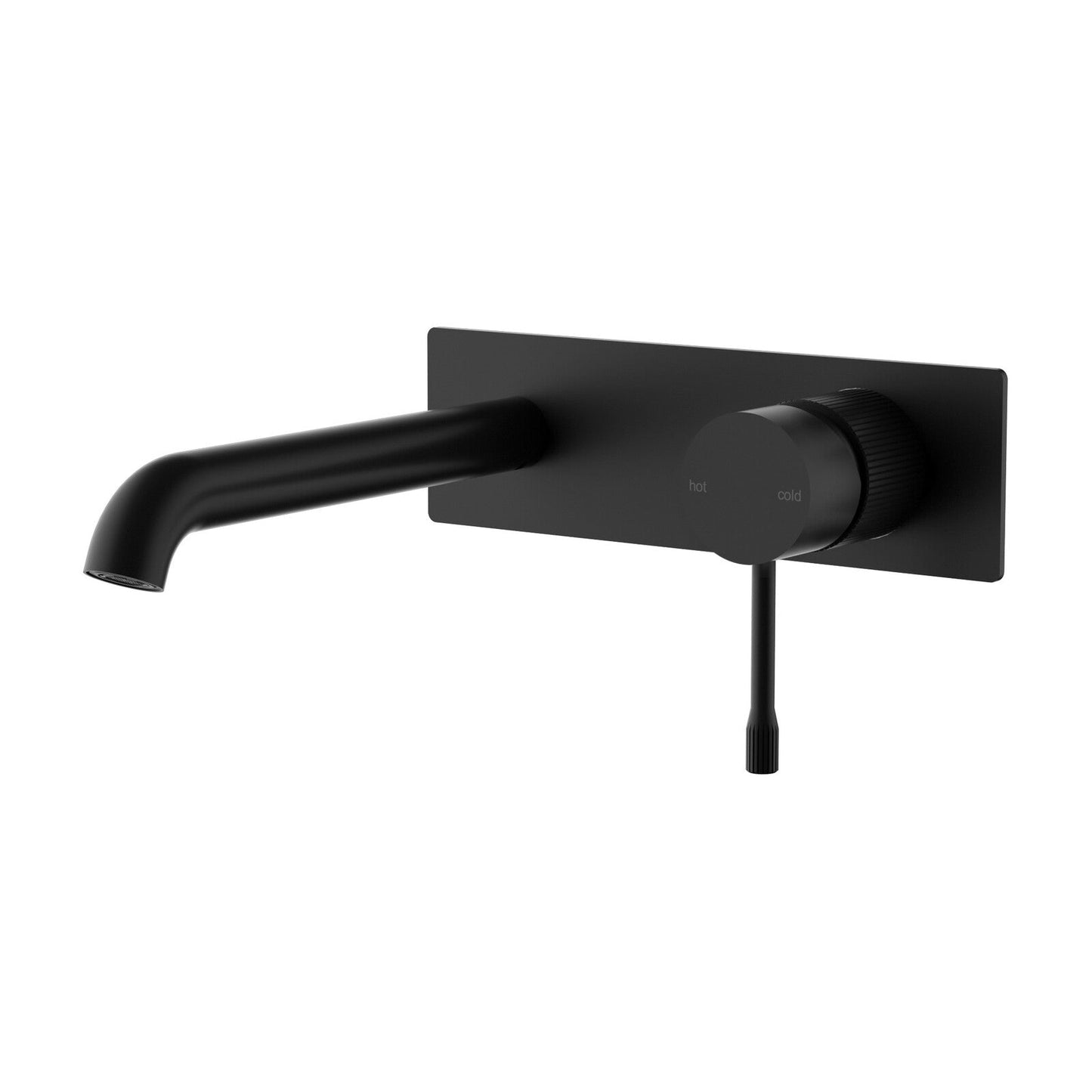 Ikon Linie Wall Mixer With Spout Matte Black