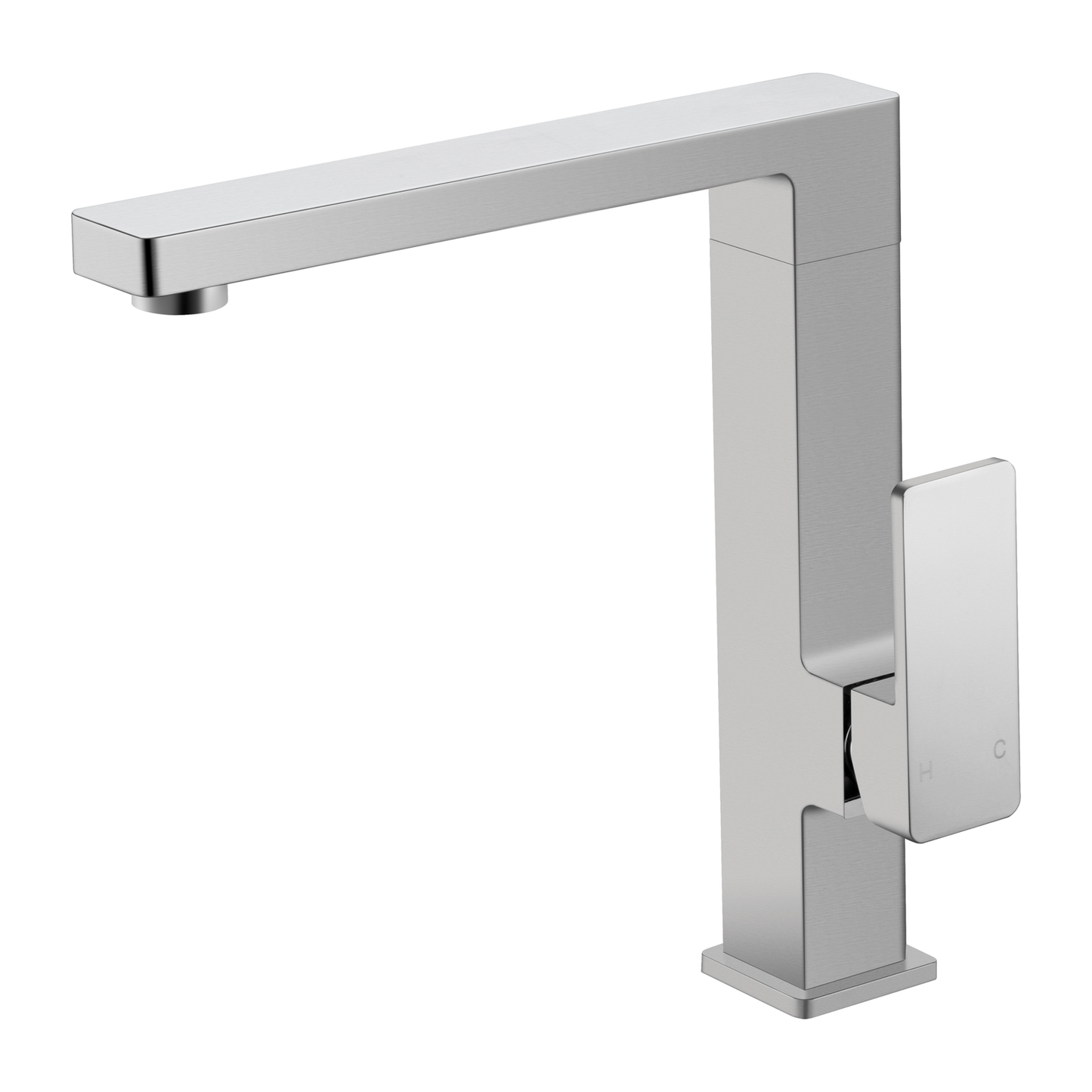 Ikon Ceram Sink Mixer Brushed Nickel