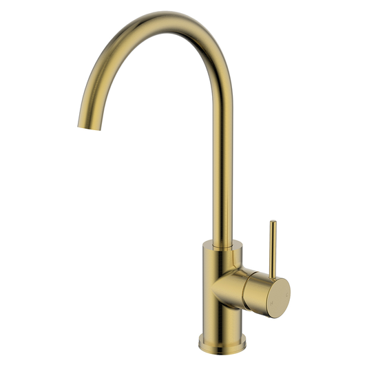 Ikon Hali Kitchen And Laundry Sink Mixer Brushed Gold