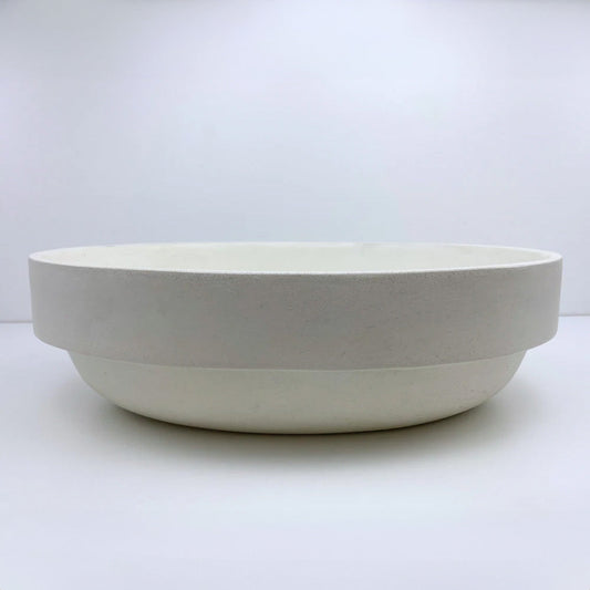 Spring Hill Designs Calista Oval Semi Inset Concrete Basin Ivory