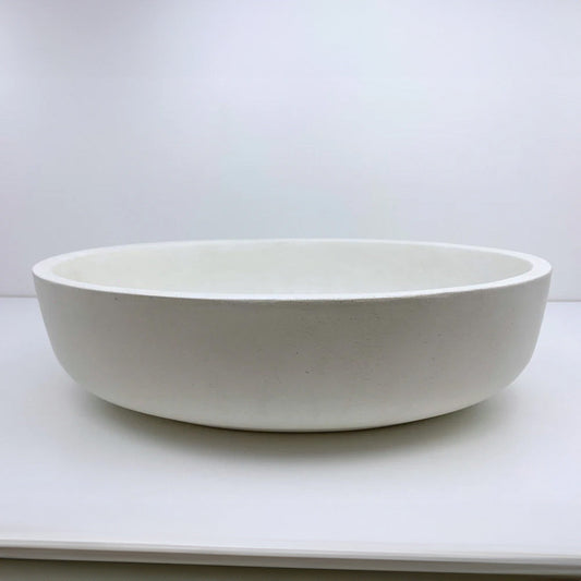 Spring Hill Designs Helia Oval Above Counter Concrete Basin Ivory