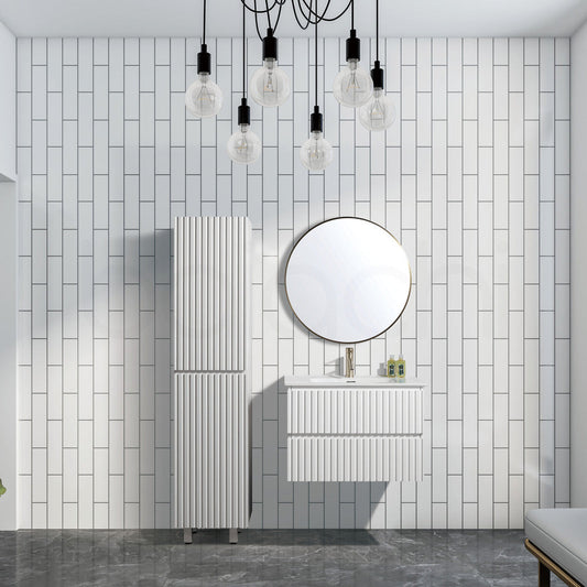 Oslo 750mm Plywood Wall Hung Bathroom Vanity Cabinet