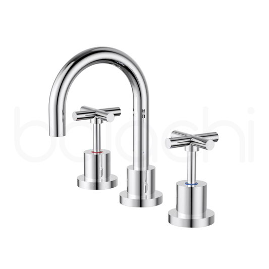 Basin Tap Set Chrome