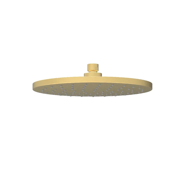 Otus Round Shower Head 250mm Brushed Gold