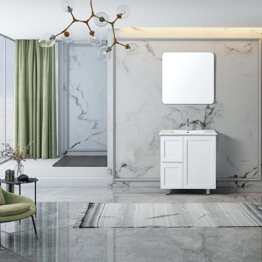 Shaker 750mm PVC Bathroom Vanity Cabinet