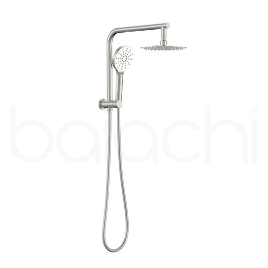 Moreton Round Multi Function Shower Brushed Nickel