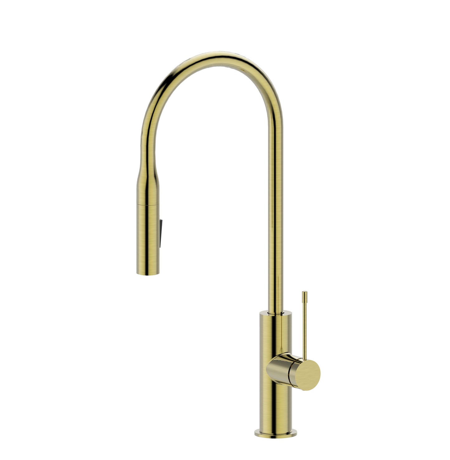 Aziz Pull-Out Kitchen and Laundry Sink Mixer Brushed Gold