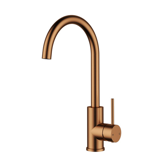 Otus Slimline SS Sink Mixer Brushed Copper