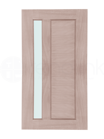 1 Lite Vertical Hampton External Door