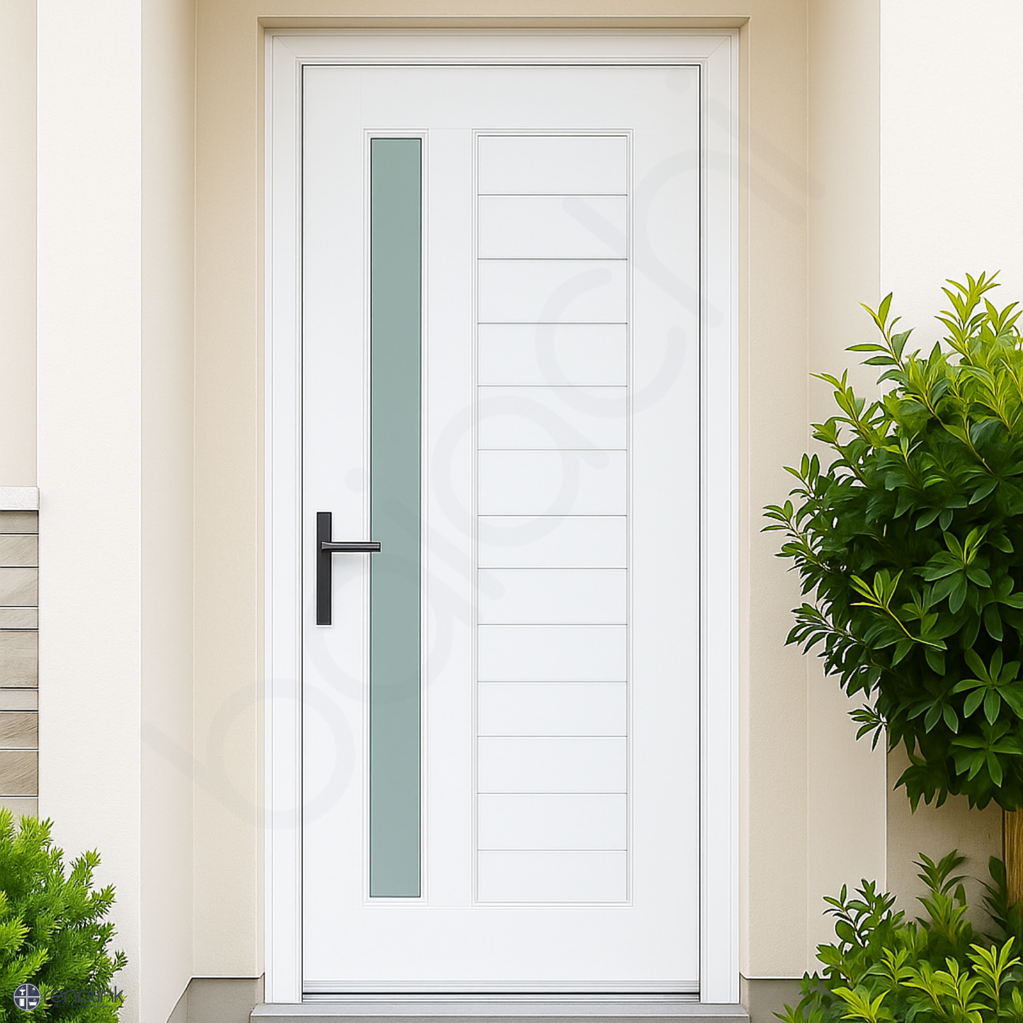 1 Lite Vertical Hampton External Door