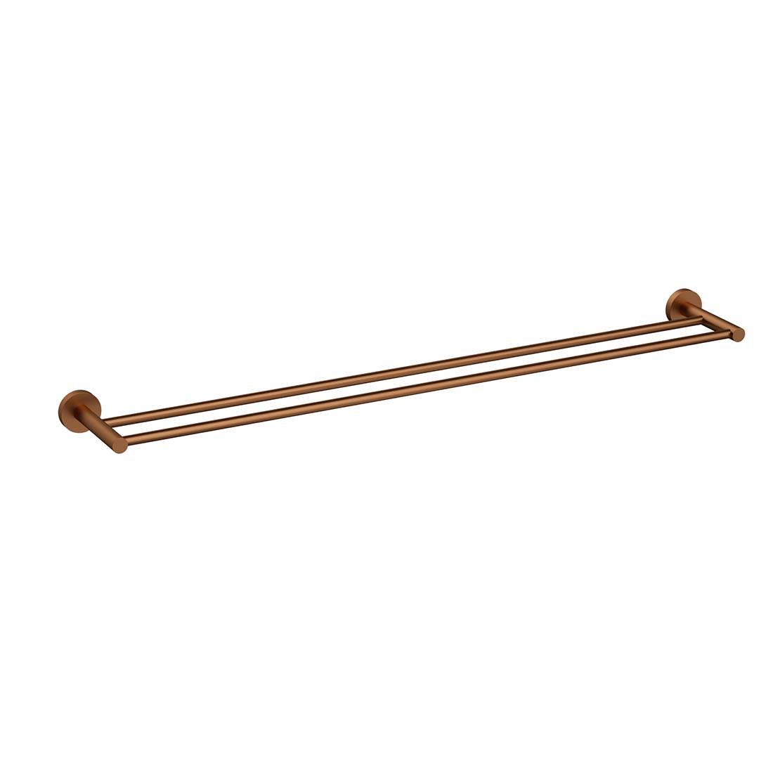 Otus Double Towel Rail 900mm Brushed Copper