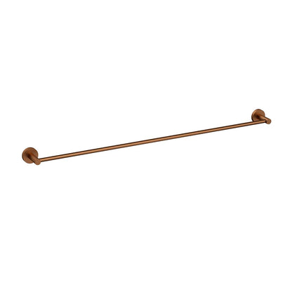 Otus Single Towel Rail 900mm Brushed Copper