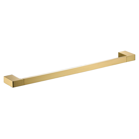 Ceram Single Towel Rail 800mm Brushed Gold