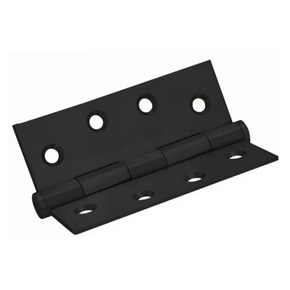 Matte Black Butt Hinge Loose Pin 100 x 75 x 2.5mm