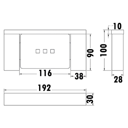Rosa Soap Holder Chrome