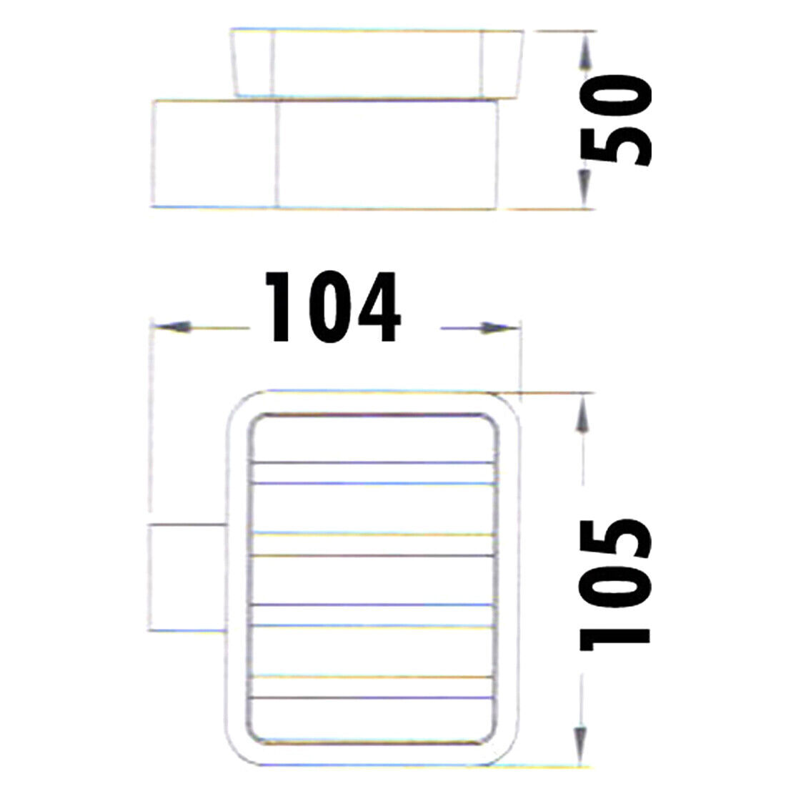 Rosa Soap Holder Chrome