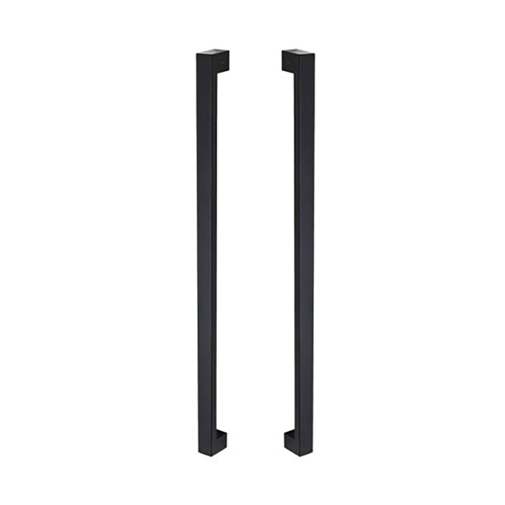 Zanda Polo Pull Handle Back to Back 600mm Matte Black 316-SS