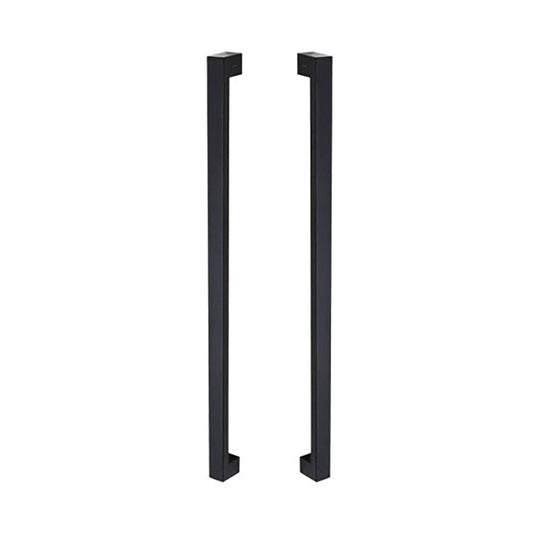 Zanda Polo Pull Handle Back to Back 600mm Matte Black 316-SS