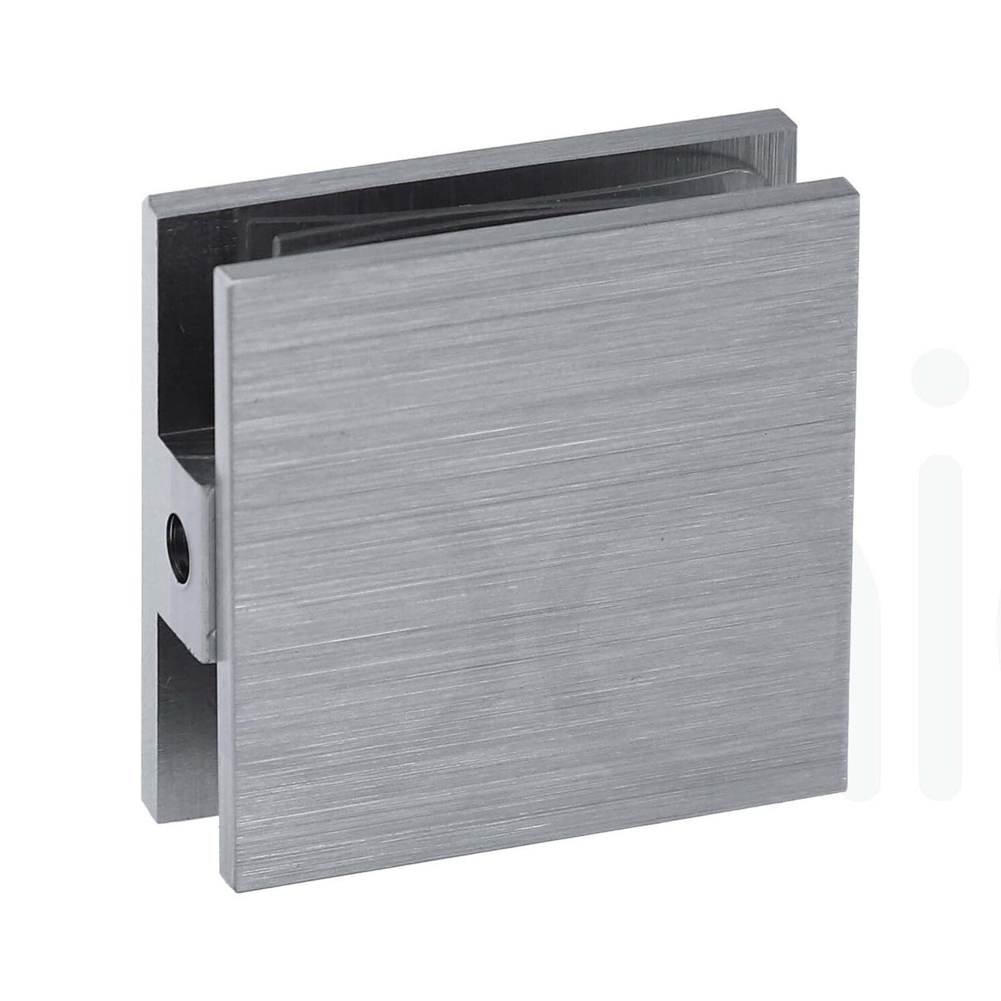 1000mm Fixed Panel Shower Screen Brushed Nickel