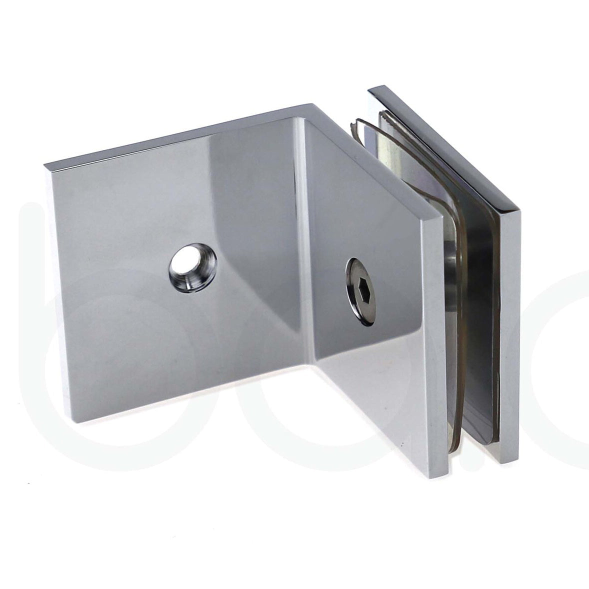 1100mm Fixed Panel Shower Screen Chrome