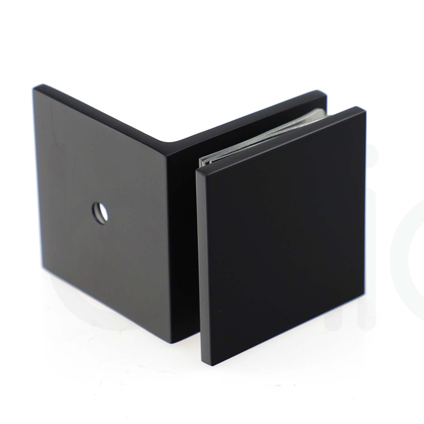 1200mm Fixed Panel Shower Screen Matte Black