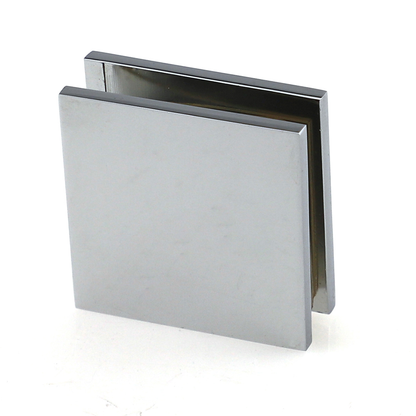 Bathroom Shower Screen Glass Wall Floor Brackets Clips Clamps Mount Brass Chrome