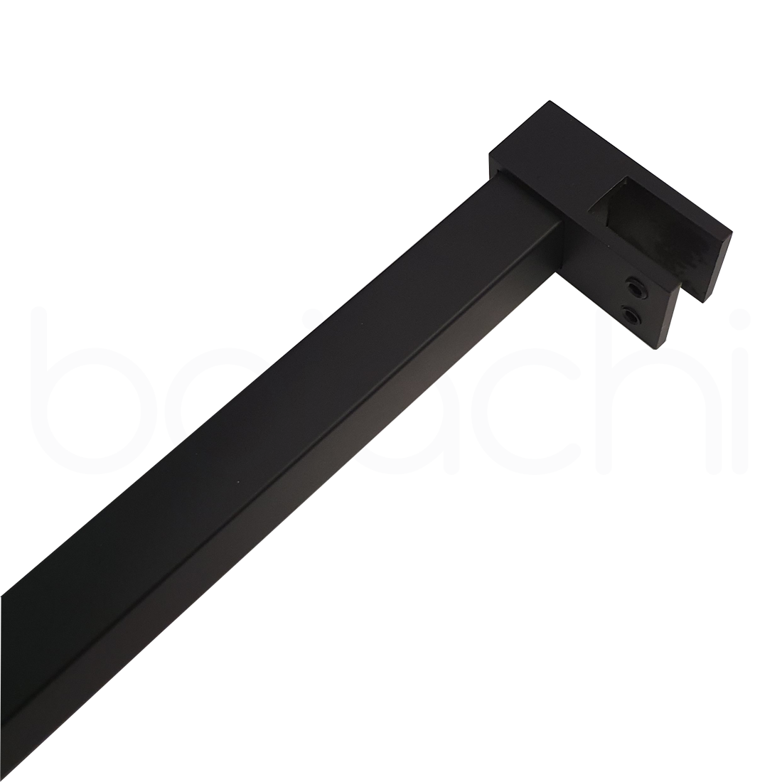 Shower Screen Glass Panel Stabiliser Support Bar Black Adjustable Up To 1000mm