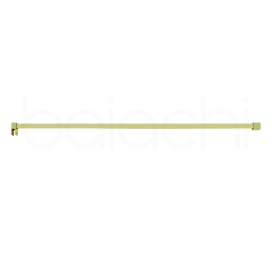 Shower Screen Glass Panel Stabiliser Support Bar Brushed Gold Adjustable Up To 1200mm
