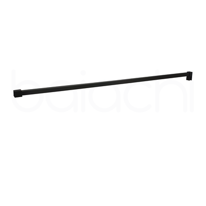 Shower Screen Glass Panel Stabiliser Support Bar Black Adjustable Up To 1200mm