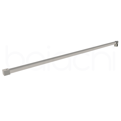 Shower Screen Glass Panel Stabiliser Support Bar Chrome Adjustable Up To 1200mm