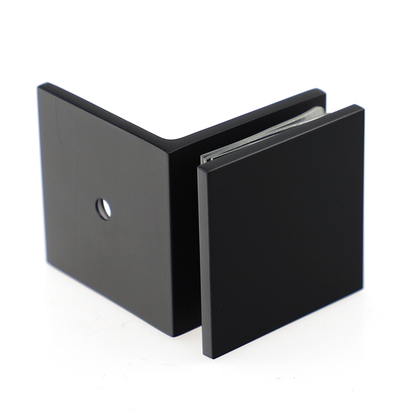 Frameless Shower Screen 1000x1000mm Diamond Matte Black