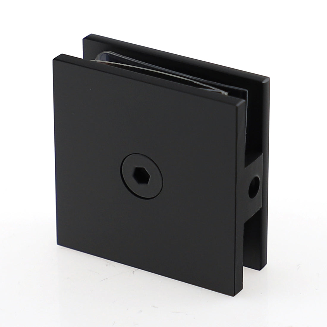 Frameless Shower Screen 1000x1000mm Diamond Matte Black