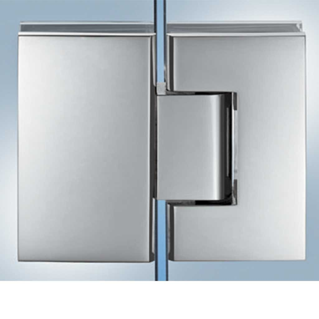 Frameless Shower Screen 1000x1000mm Diamond Chrome