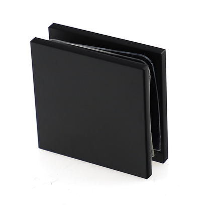 Frameless Shower Screen 900x900mm Square Matte Black