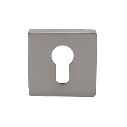 Zanda Q Series Square Euro Escutcheon Brushed Nickel