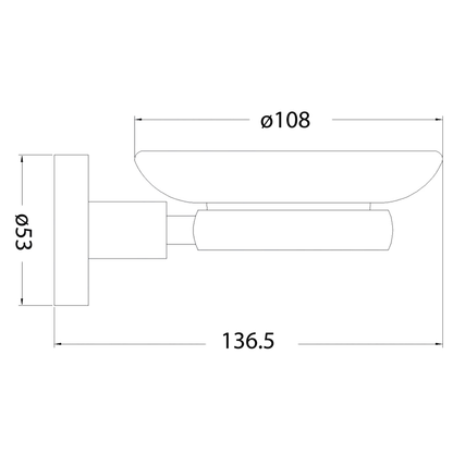 Otus Soap Holder Chrome